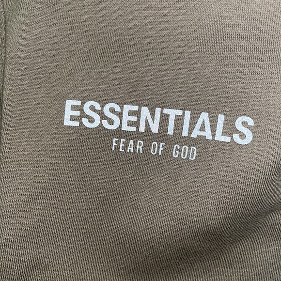 XS Fear of God Essentials Sweatpants Joggers with Reflective Logo - Picture 6 of 7